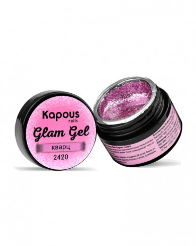 Kapous, Гель-краска «Glam Gel», кварц, 5 мл, арт 2420