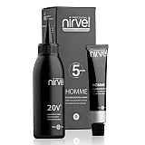 NIRVEL, G-7 HOMME COLOURING Светло-серый краситель д/в мужской (краситель30мл+оксид30мл-перчатки)