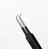 Rili, Пинцет для наращивания тип Г (7 мм) (Black Line), 1шт